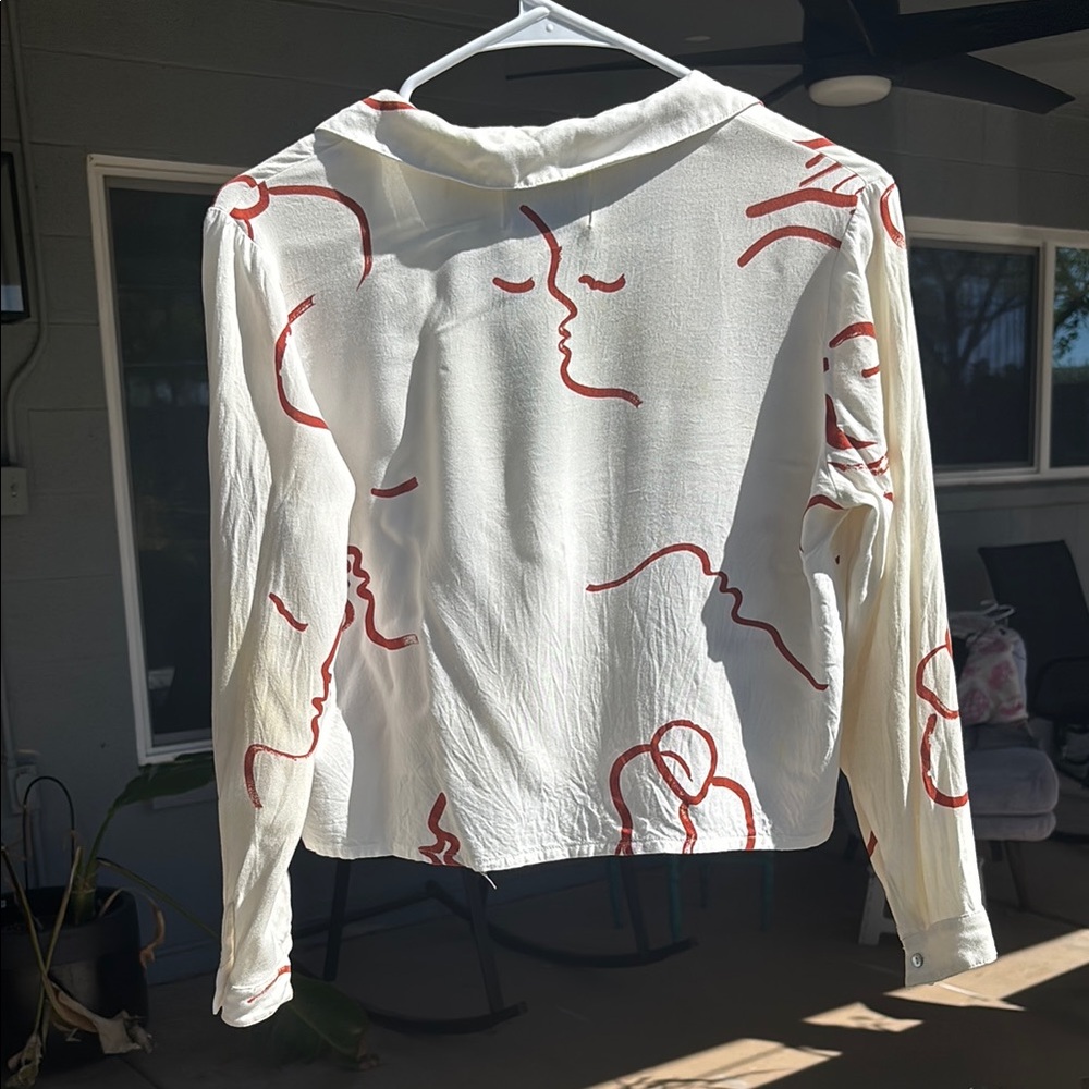 Abstract Print Women's Top - Picture 16 of 16